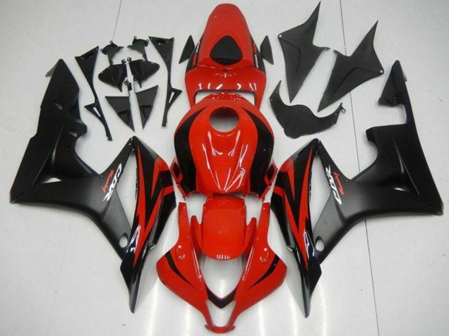 Discount 2007-2008 Red Matte Black with Decals Honda CBR600RR Motorcycle Fairings Canada