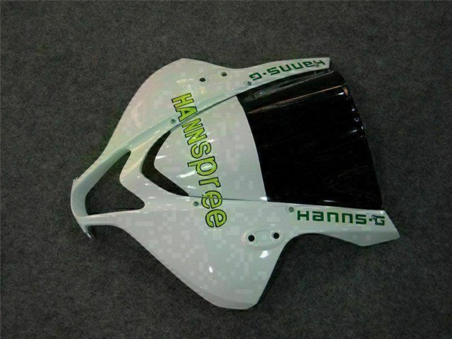 Discount 2007-2008 White Green Glossy Black Hannspree Honda CBR600RR Motorcycle Fairing Canada