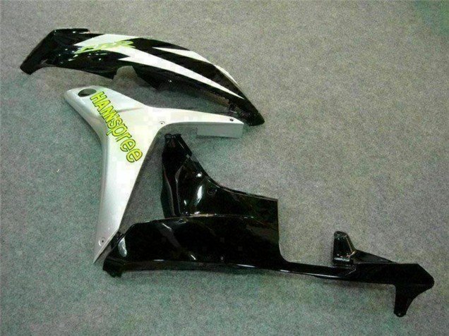 Discount 2007-2008 White Green Glossy Black Hannspree Honda CBR600RR Motorcycle Fairing Canada