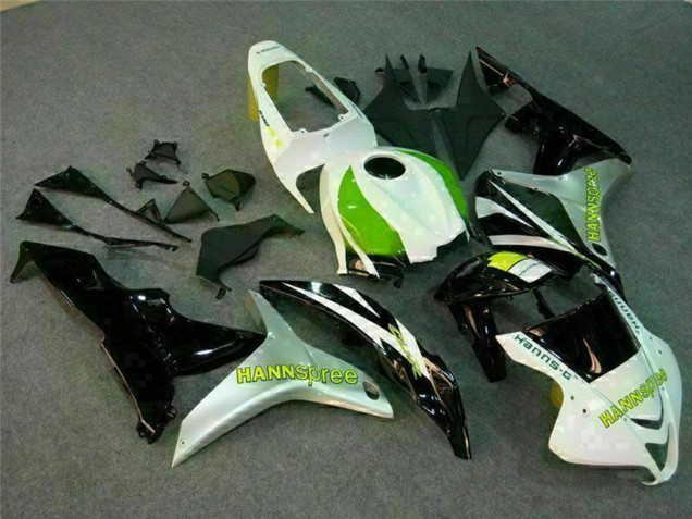 Discount 2007-2008 White Green Glossy Black Hannspree Honda CBR600RR Motorcycle Fairing Canada