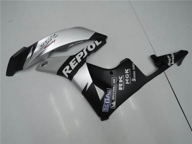 Discount 2007-2008 Matte Black Silver Grey Repsol Honda CBR600RR Motorcycle Fairings Canada