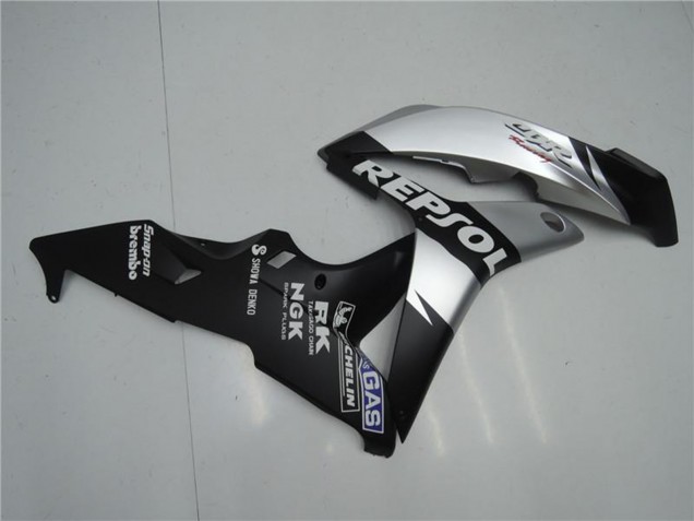 Discount 2007-2008 Matte Black Silver Grey Repsol Honda CBR600RR Motorcycle Fairings Canada