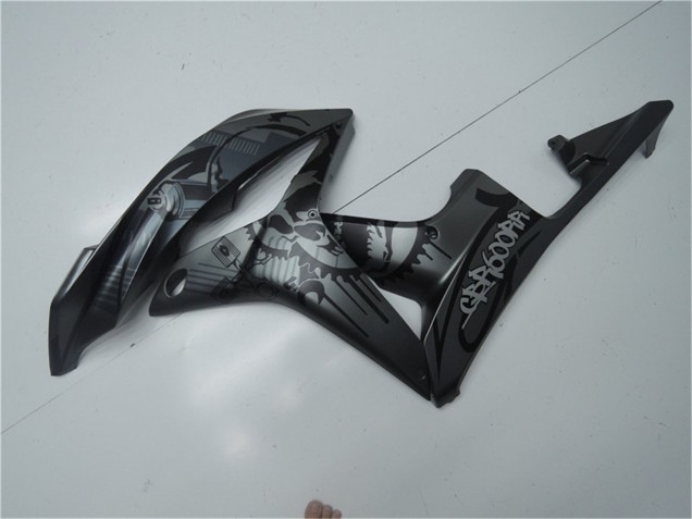 Discount 2007-2008 Matte Black Graffiti Honda CBR600RR Motorcycle Fairings Canada
