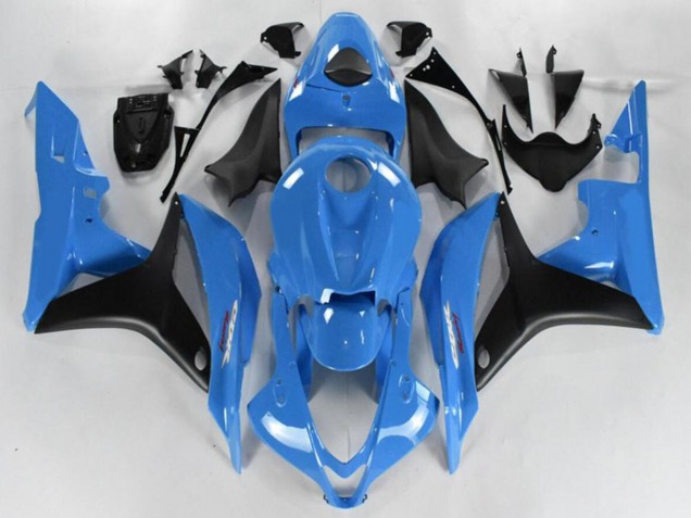 Discount 2007-2008 Light Blue Glossy Black Honda CBR600RR Motorcycle Fairing Canada