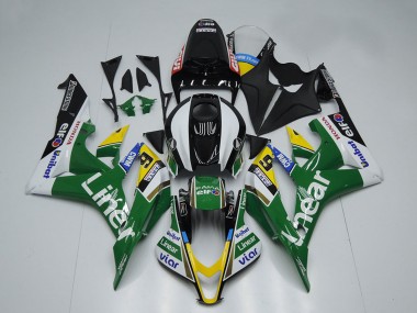 Discount 2007-2008 Green White Glossy Black Liner Honda CBR600RR Motorcycle Fairings Canada