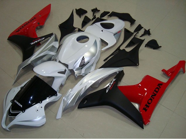 Discount 2007-2008 White Silver Red Glossy Black Honda CBR600RR Motorcycle Fairings Canada