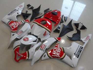 Discount 2007-2008 White Red Lucky Strike Honda CBR600RR Motorcycle Fairings Canada