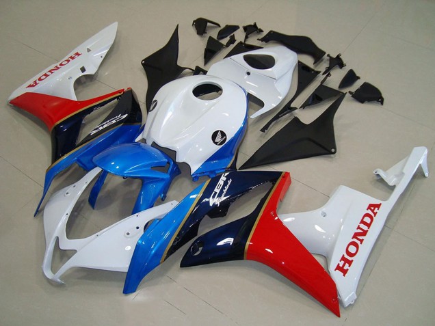 Discount 2007-2008 White Blue Red Glossy Black Honda CBR600RR Motorcycle Fairing Canada