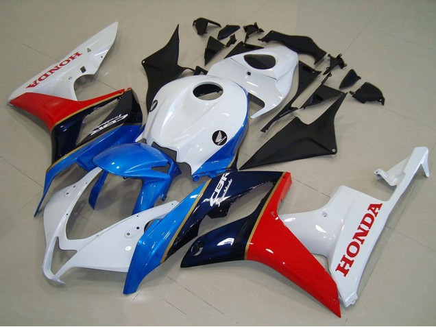 Discount 2007-2008 White Blue Red Glossy Black Honda CBR600RR Motorcycle Fairing Canada