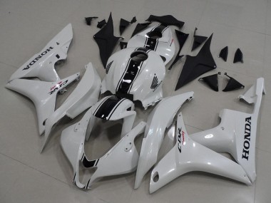 Discount 2007-2008 White Glossy Black Honda CBR600RR Motorcycle Fairing Kits Canada