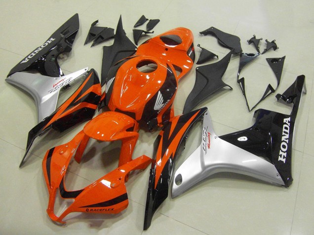 Discount 2007-2008 Silver Orange Glossy Black Honda CBR600RR Motorcycle Fairing Canada