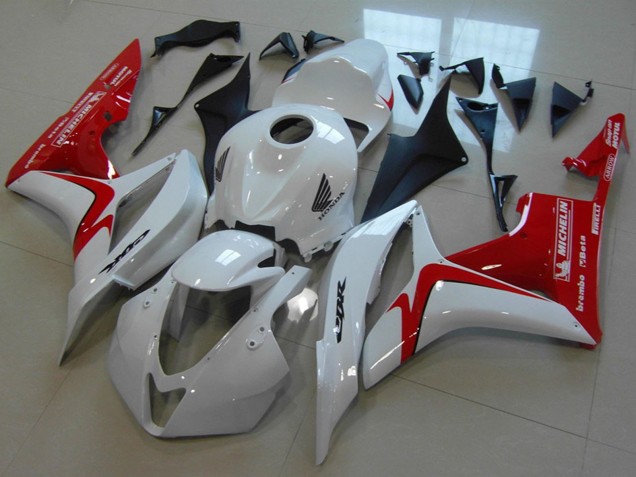Discount 2007-2008 White Red Race Version Honda CBR600RR Motorcycle Fairings Canada