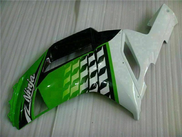 Discount 2007-2008 Green White Ninja Kawasaki ZX6R Motorcycle Fairings Canada