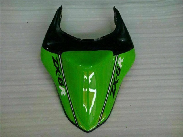 Discount 2007-2008 Green White Ninja Kawasaki ZX6R Motorcycle Fairings Canada