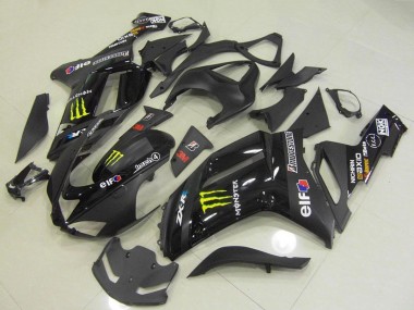 Discount 2007-2008 Black Monster Kawasaki ZX6R Motorcycle Fairings Canada
