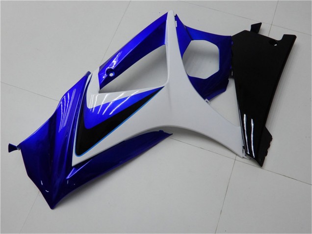 Discount 2007-2008 White Blue Black No Decal Suzuki GSXR 1000 Motorcycle Fairings Canada