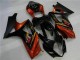 Discount 2007-2008 Black Orange Suzuki GSXR 1000 Motorcycle Fairings Canada