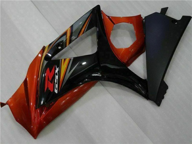 Discount 2007-2008 Black Orange Suzuki GSXR 1000 Motorcycle Fairings Canada