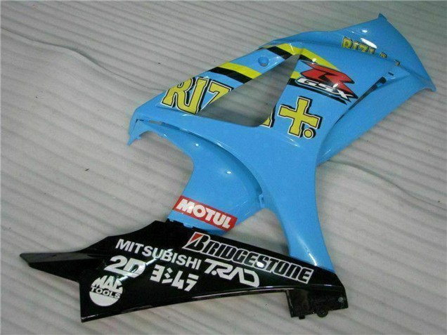 Discount 2007-2008 Blue Gold Black Rizla Suzuki GSXR 1000 Motorcycle Fairing Kits Canada