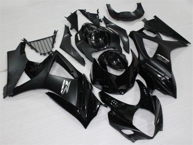 Discount 2007-2008 Glossy Black Matte Black White Suzuki GSXR 1000 Motorcycle Fairings Canada