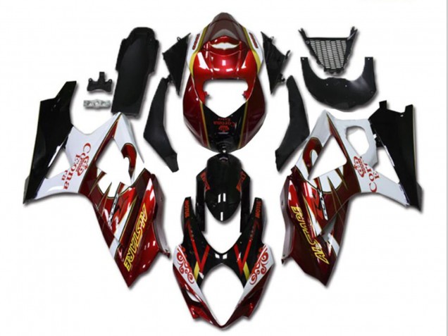 Discount 2007-2008 Red White Black Corona Suzuki GSXR 1000 Motorcycle Fairings Canada