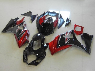 Discount 2007-2008 Red Glossy Black No Decal Suzuki GSXR 1000 Motorcycle Fairings Canada