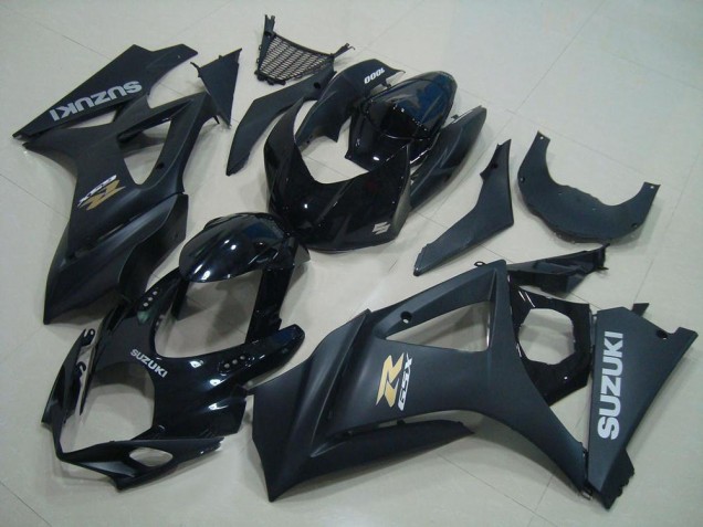Discount 2007-2008 Glossy Black Matte Black Gold OEM Style Suzuki GSXR 1000 Motorcycle Fairings Canada