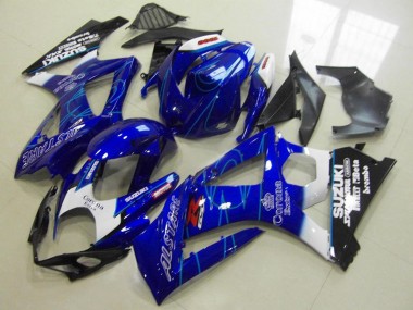 Discount 2007-2008 Blue White Black Corona Suzuki GSXR 1000 Motorcycle Fairing Canada