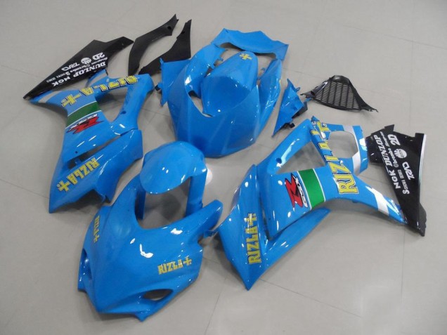 Discount 2007-2008 Blue Yellow Black Rizla Racing Suzuki GSXR 1000 Motorcycle Fairings Canada