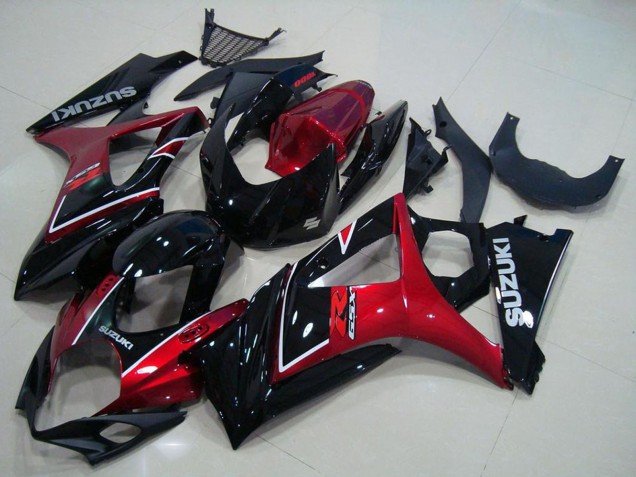 Discount 2007-2008 Red Glossy Black Suzuki GSXR 1000 Motorcycle Fairing Canada