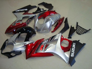 Discount 2007-2008 Red Silver Glossy Black Suzuki GSXR 1000 Motorcycle Fairings Canada