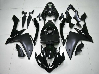 Discount 2007-2008 Glossy Black Matte Black Yamaha YZF R1 Motorcycle Fairings Canada
