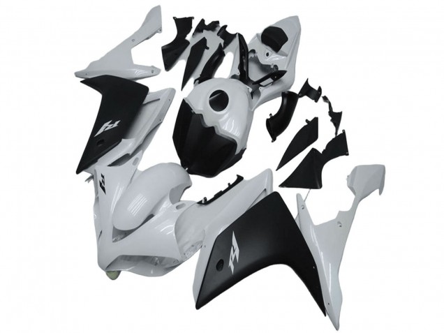 Discount 2007-2008 White Matte Black Yamaha YZF R1 Motorcycle Fairing Canada