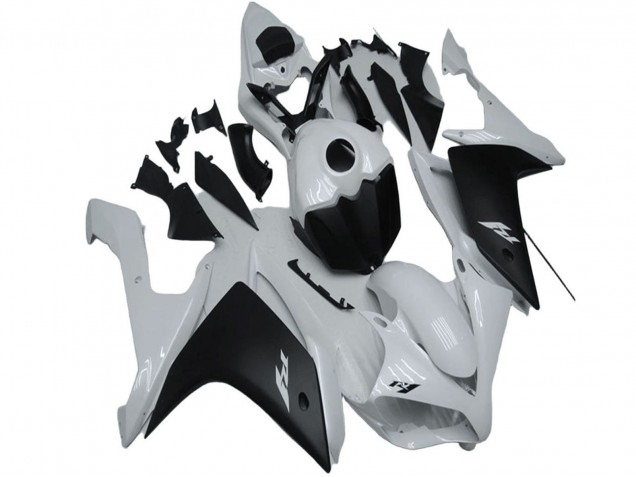 Discount 2007-2008 White Matte Black Yamaha YZF R1 Motorcycle Fairing Canada