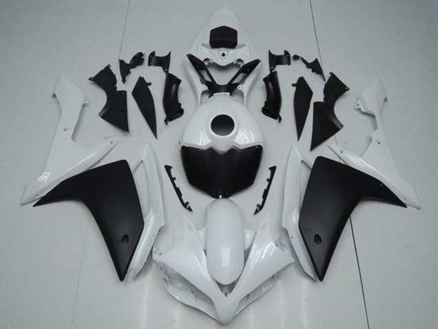 Discount 2007-2008 White Matte Black Yamaha YZF R1 Motorcycle Fairing Canada