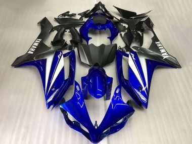 Discount 2007-2008 Blue White Matte Black Yamaha YZF R1 Motorcycle Fairings Canada