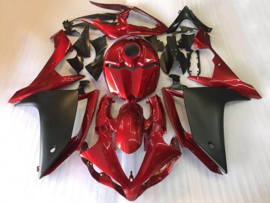 Discount 2007-2008 Red Matte Black Yamaha YZF R1 Motorcycle Fairings Canada