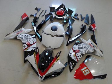 Discount 2007-2008 White Red Black Yellow Dark Dog Yamaha YZF R1 Motorcycle Fairings Canada