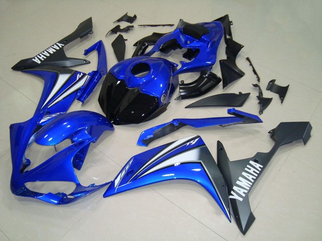 Discount 2007-2008 Blue White Black Yamaha YZF R1 Motorcycle Fairings Canada