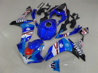 Discount 2007-2008 Blue White Red Black Yamaha YZF R1 Motorcycle Fairings Canada