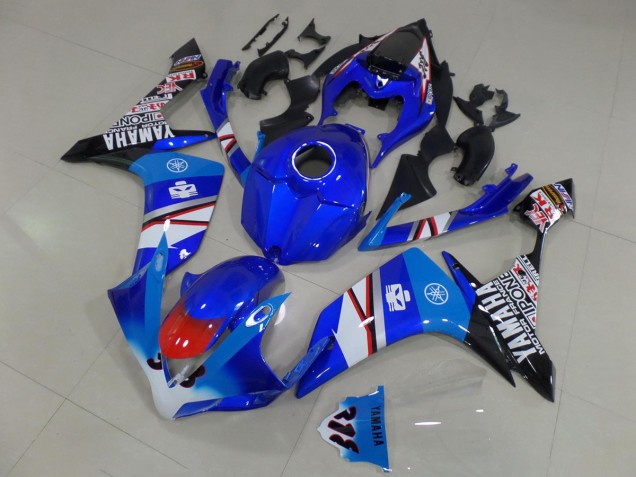 Discount 2007-2008 Blue White Red Black Yamaha YZF R1 Motorcycle Fairings Canada