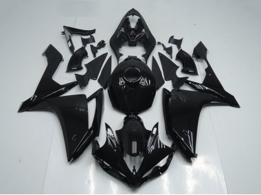 Discount 2007-2008 Glossy Black Yamaha YZF R1 Motorcycle Fairings Canada