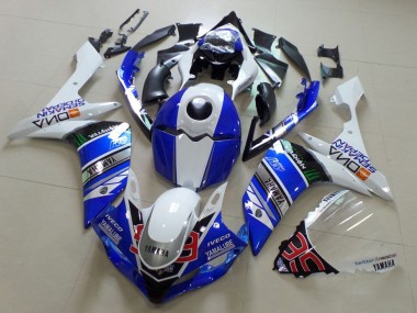 Discount 2007-2008 White Blue Black Green Monster Yamalube Yamaha YZF R1 Motorcycle Fairings Canada