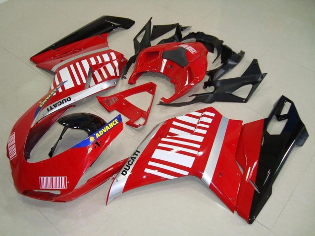 Discount 2007-2014 Silver Blue Red Glossy Black Ducati 848 1098 1198 Motorcycle Fairings Canada