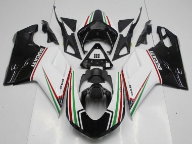 Discount 2007-2014 White Red Green Glossy Black Ducati 848 Motorcycle Fairing Kits Canada