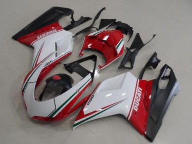 Discount 2007-2014 White Red Green Matte Black Ducati 1198 Motorcycle Fairings Canada