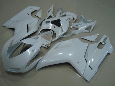 Discount 2007-2014 Glossy White Ducati 848 1098 1198 Motorcycle Fairings Canada