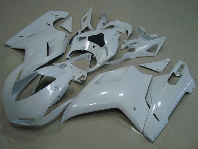 Discount 2007-2014 Glossy White Ducati 848 1098 1198 Motorcycle Fairings Canada