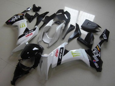 Discount 2008-2010 White Glossy Black Red Green Monster Kawasaki ZX10R Motorcycle Fairings Canada