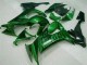Discount 2008-2010 Glossy Black Green Flame Kawasaki ZX10R Motorcycle Fairings Canada